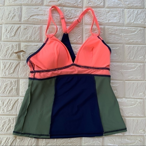 Title Nine Kuapapa Color Block Tankini Size S NWT - Picture 4 of 5